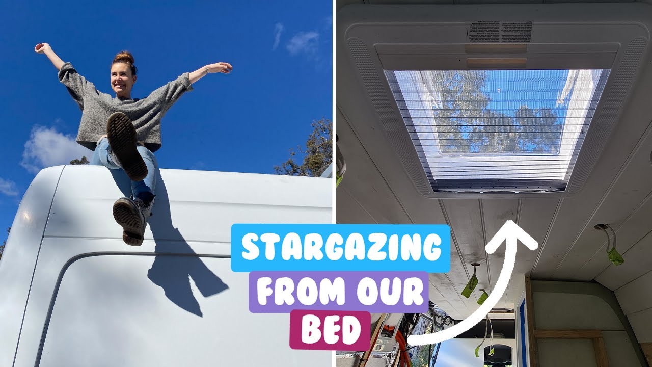 How to install a skylight (Dometic Mini Heki Plus)  | vanlife build updates