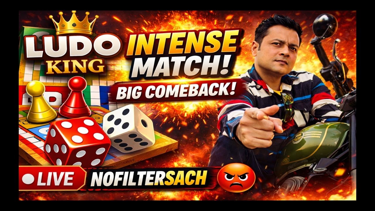 🔴 Ludo King Afternoon Live | Last Token Thriller 😱 | Hindi Gameplay | Nofiltersach
