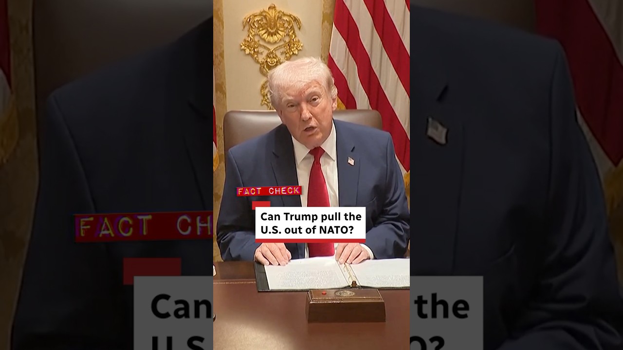 Fact check: Can Trump pull the U.S. out of NATO?