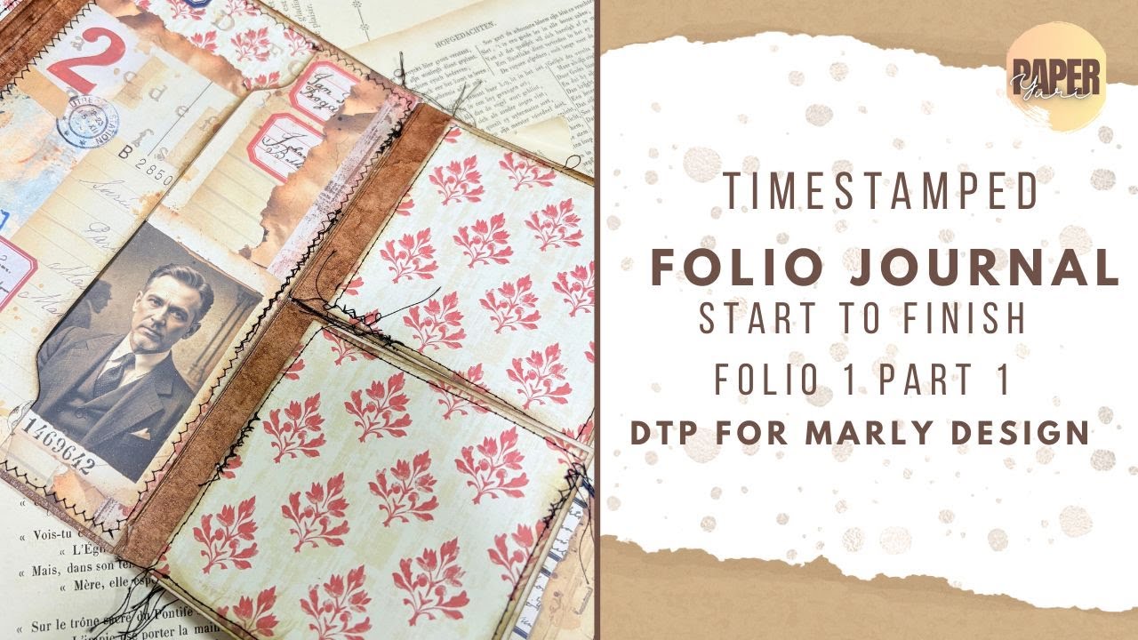 Time-stamped Folio Journal - Start to finish - Folio 1-  part 1 - DTP for @Marlydesign
