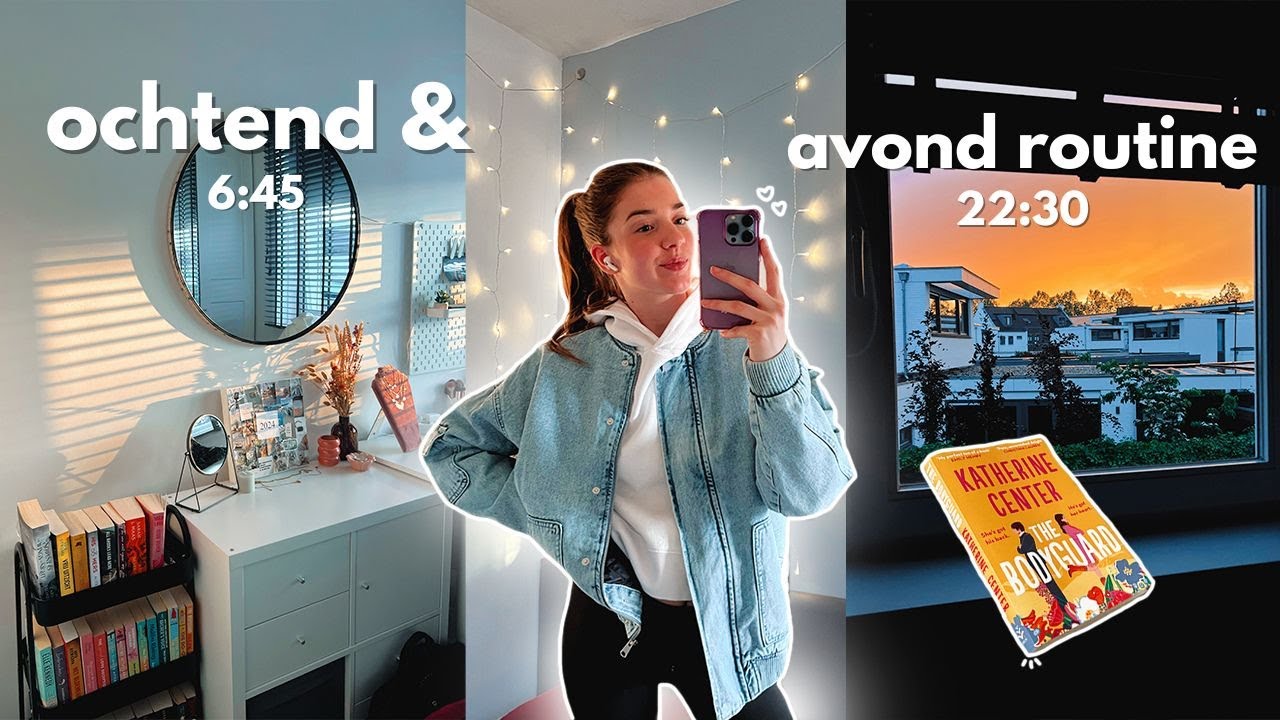Mijn OCHTEND & AVOND routine 💘✨ 9-5 baan & realistisch ☆ Zenne Bakens