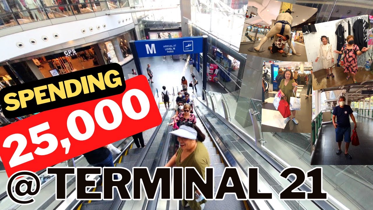 $700 SHOPPING at Terminal 21 Asoke (25,000 baht) #thailandtourism #thaishopping