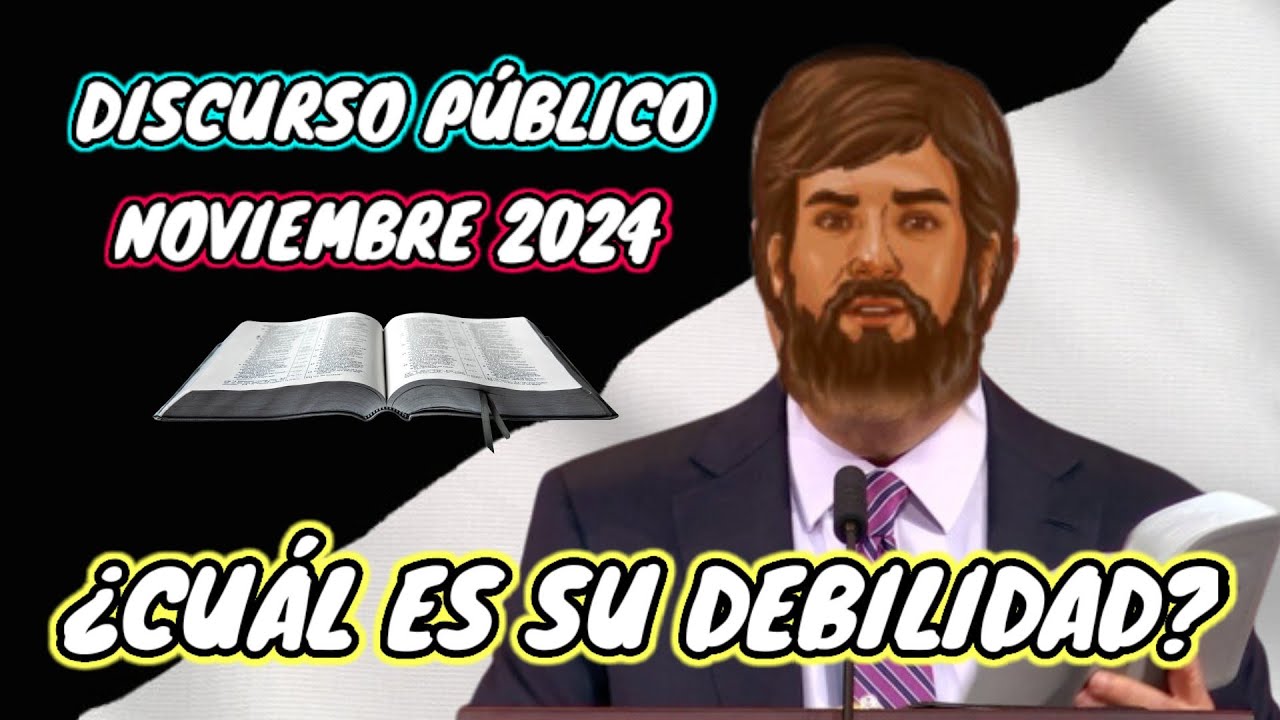 CÓMO LUCHAR CONTRA LAS DEBILIDADES. DISCURSO JW (TESTIGOS DE JEHOVÁ). JWORG