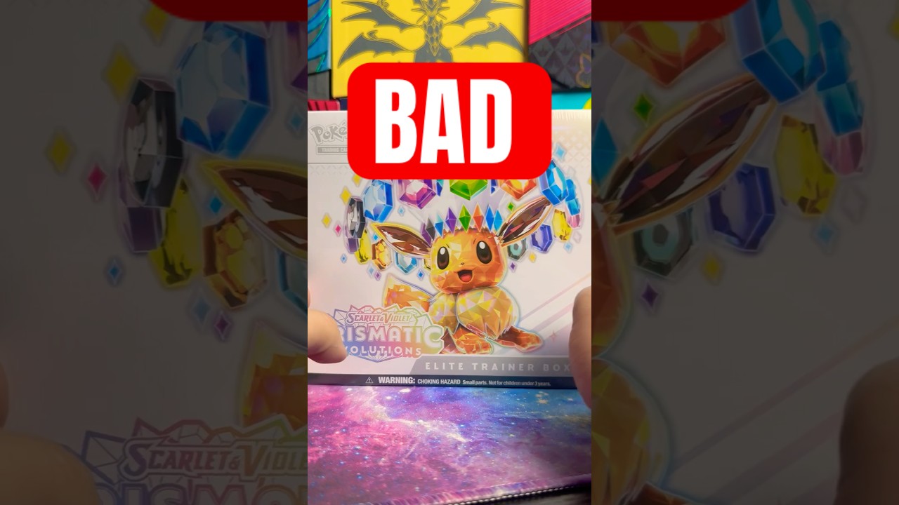 How BAD are the Pull Rates in the Prismatic Evolution&rsquo;s ETB?! #pokemon #prismaticevolutions