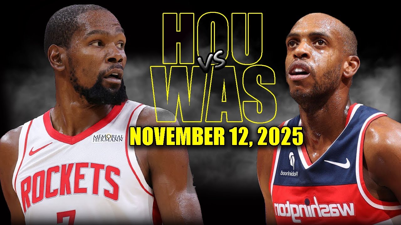 Houston Rockets vs Washington Wizards Full Game Highlights - November 12, 2025 | NBA Season