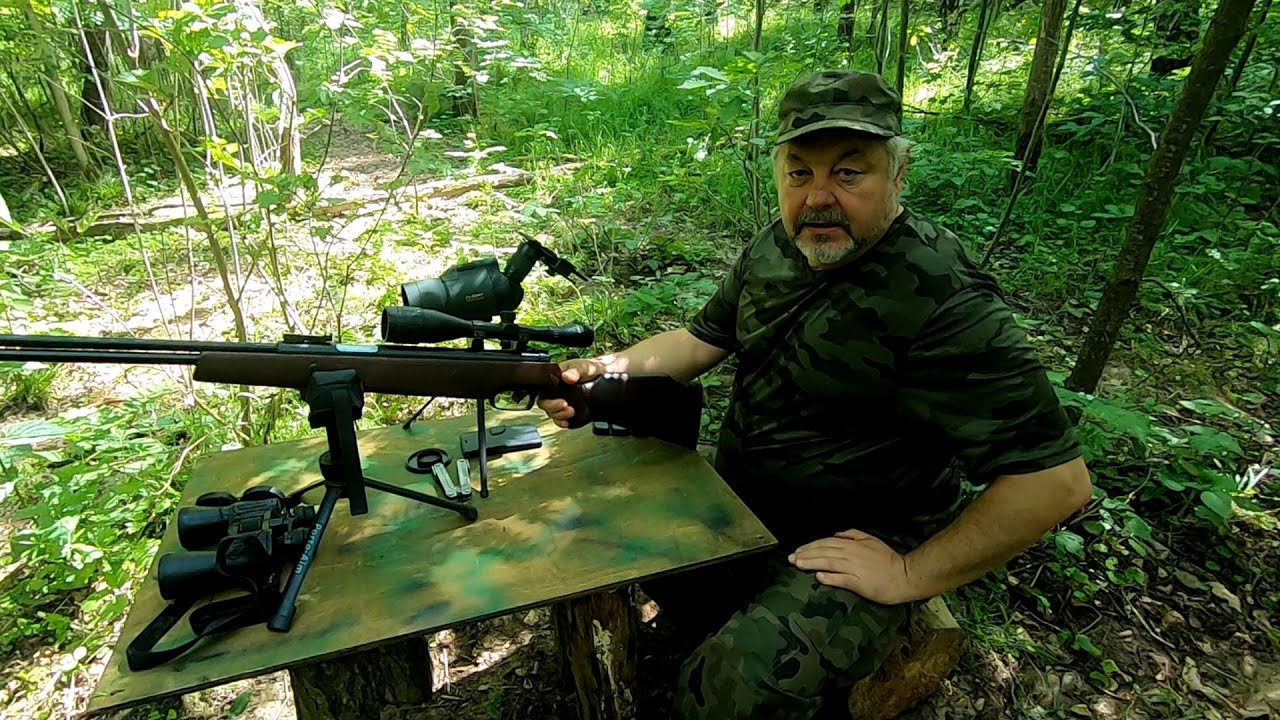 Przystrzeliwanie wiatrówki - karabinka Hammerli Hunter Force 900 Combo.