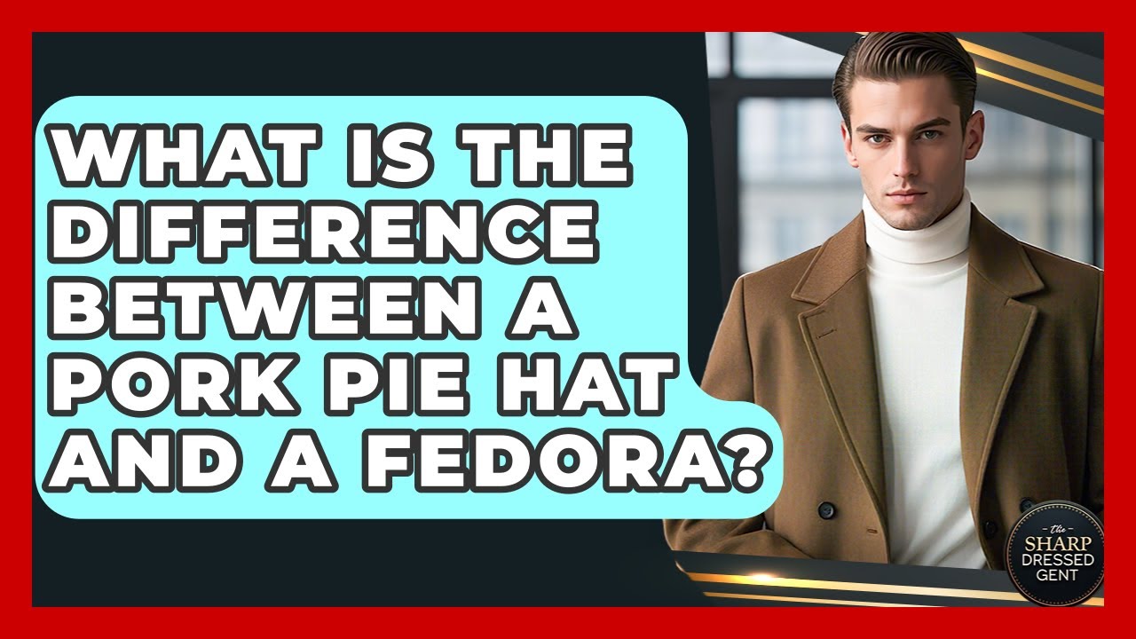 What Is The Difference Between A Pork Pie Hat And A Fedora? - The Sharp Dressed Gent