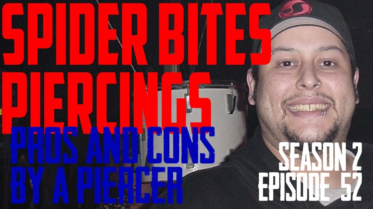2022 Spider Bites Piercings Pros & Cons by a Piercer S02 EP52