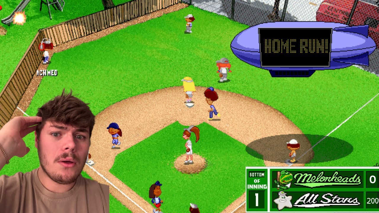This Was My First Time Playing Backyard Baseball...
