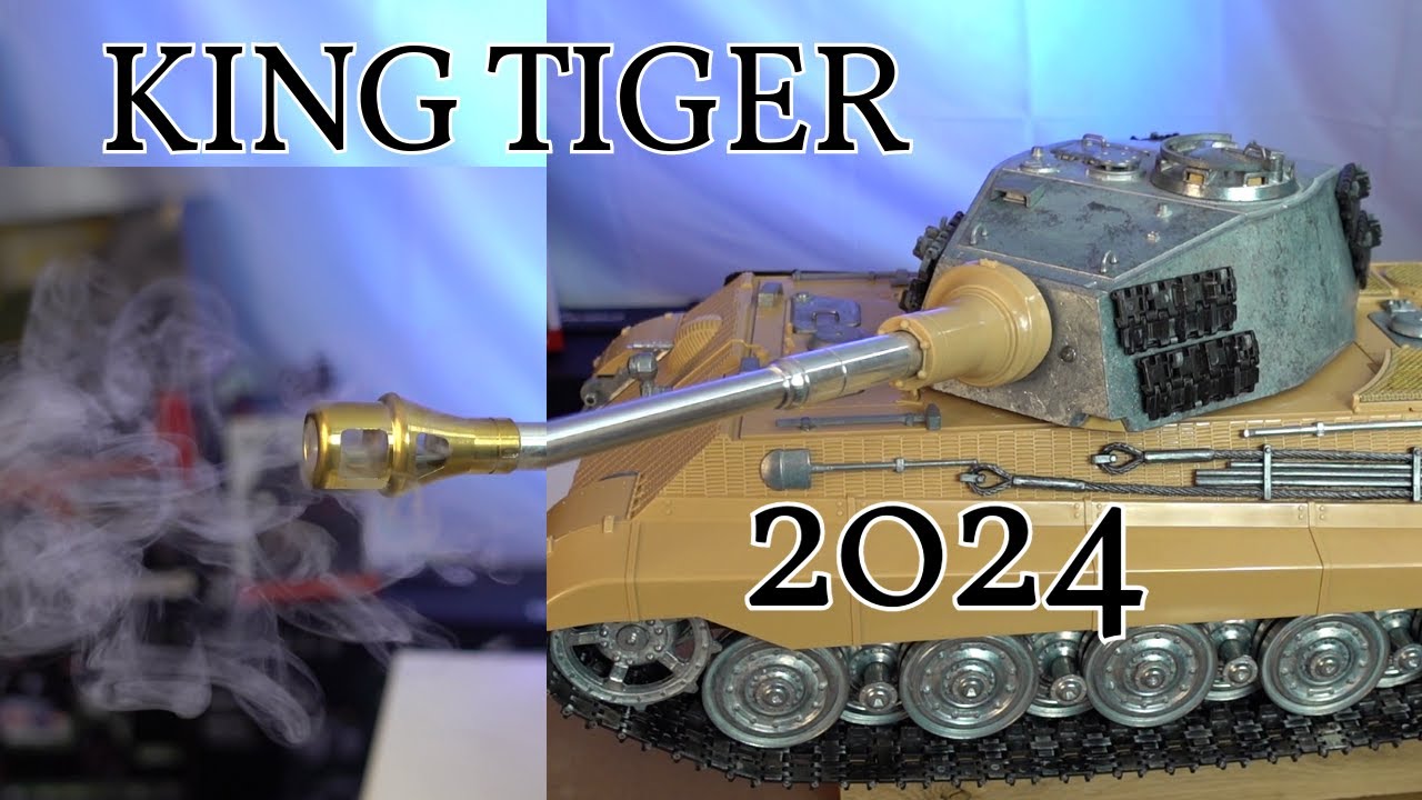 King Tiger Torro Tiger 2 # RC Unboxing 2024 # 7 KG Metall und Rauch