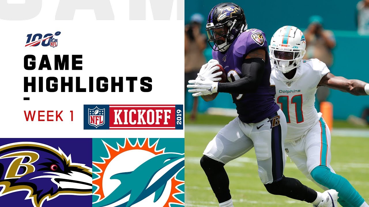Ravens vs. Dolphins Week 1 Highlights | NFL 2019