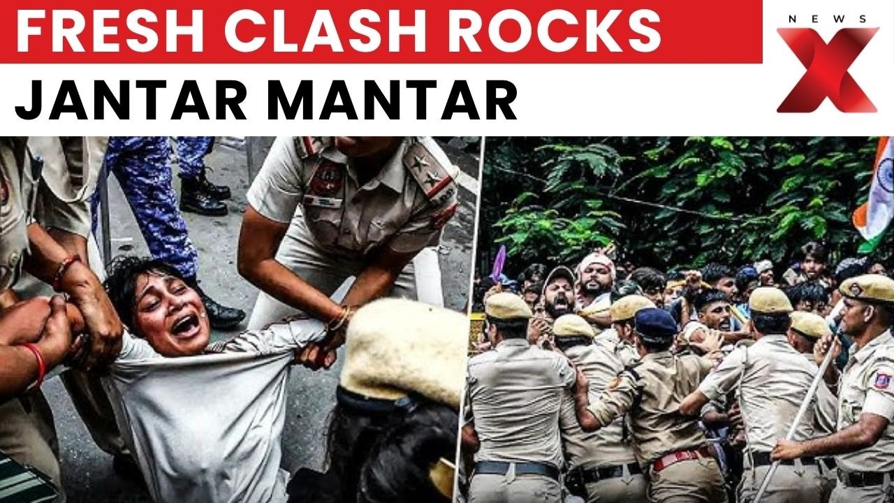 Jantar Mantar Clash: Protesters and Nihang Sikhs Face Off at Protest Site | NewsX