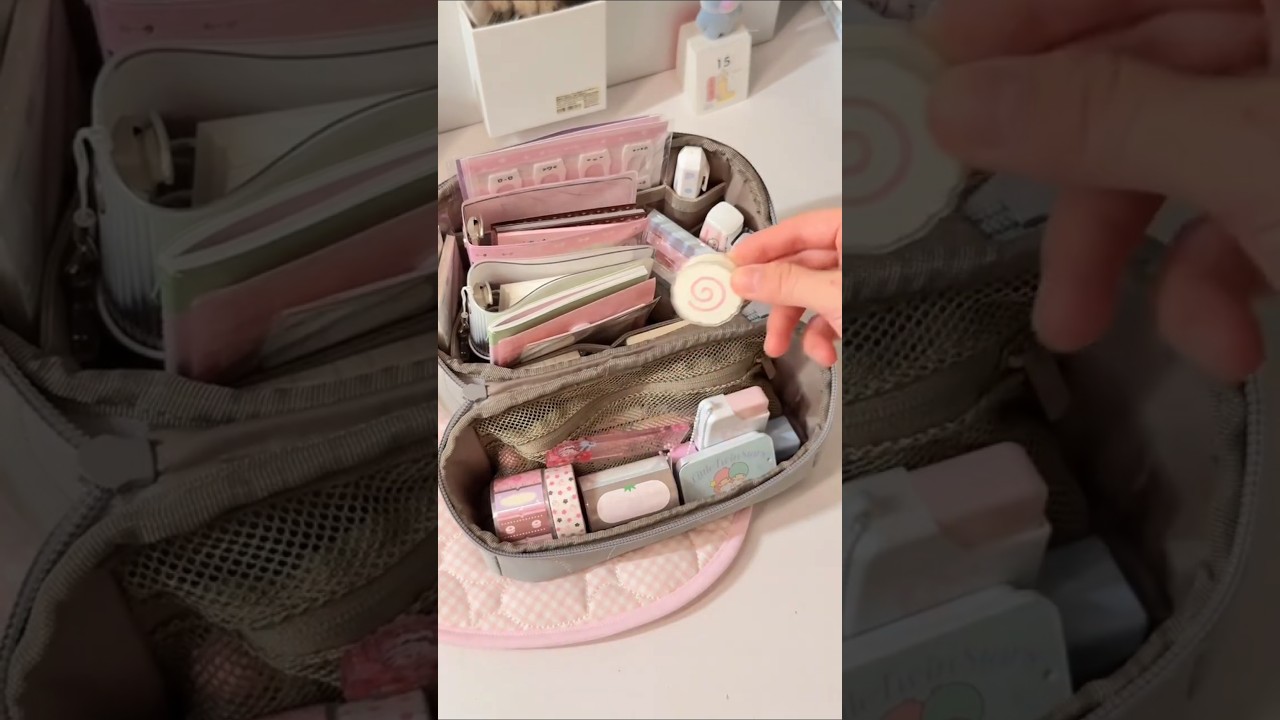 Share ‧ ₊˚ what&rsquo;s inside my journaling pouch? ～ 🍧✨