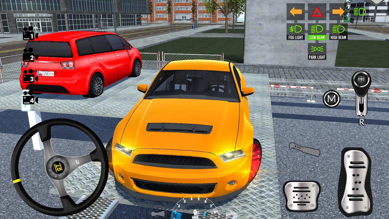 Car Parking Simulator 3D -Doge Charger Modified Car Parking Gameplay - Car Game Android Gameplay