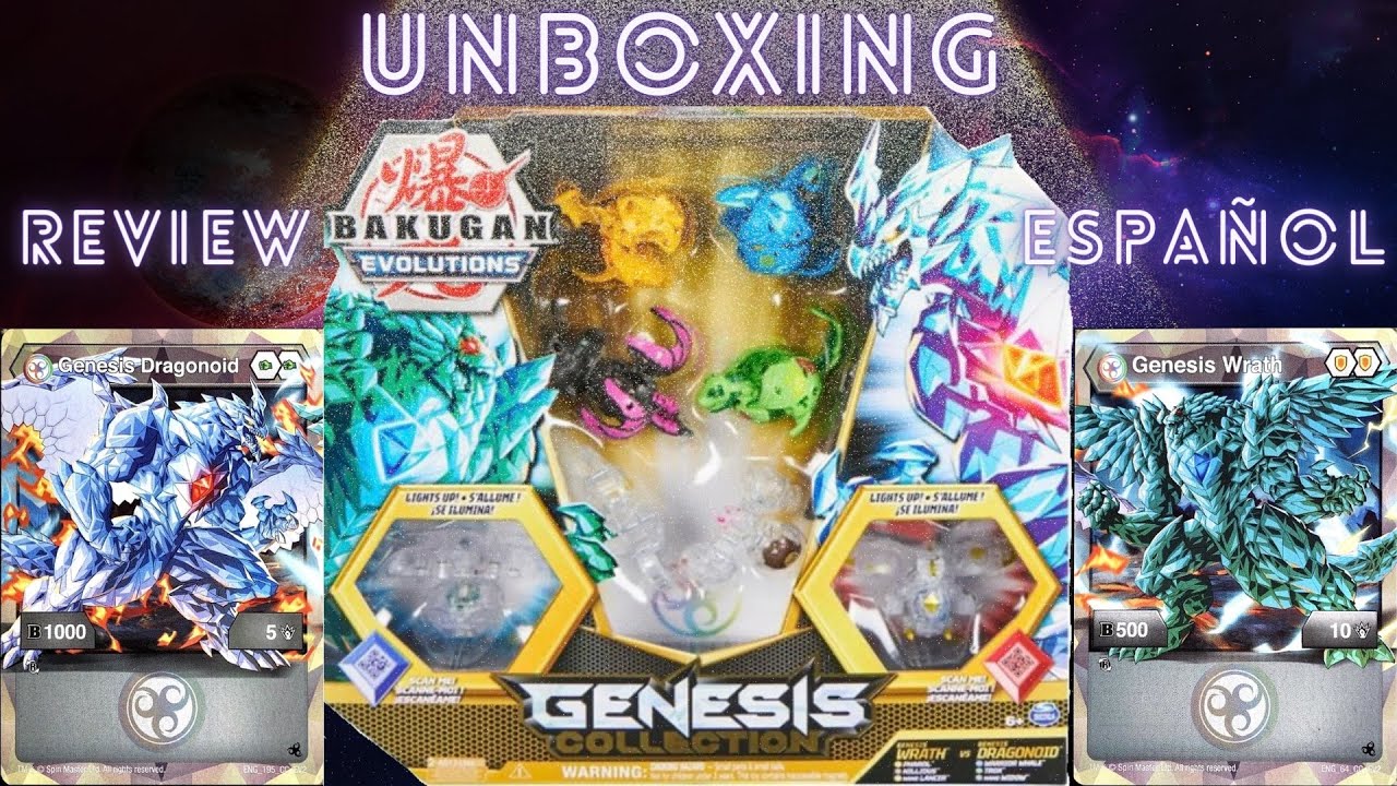 Bakugan Génesis Collection Unboxing Español