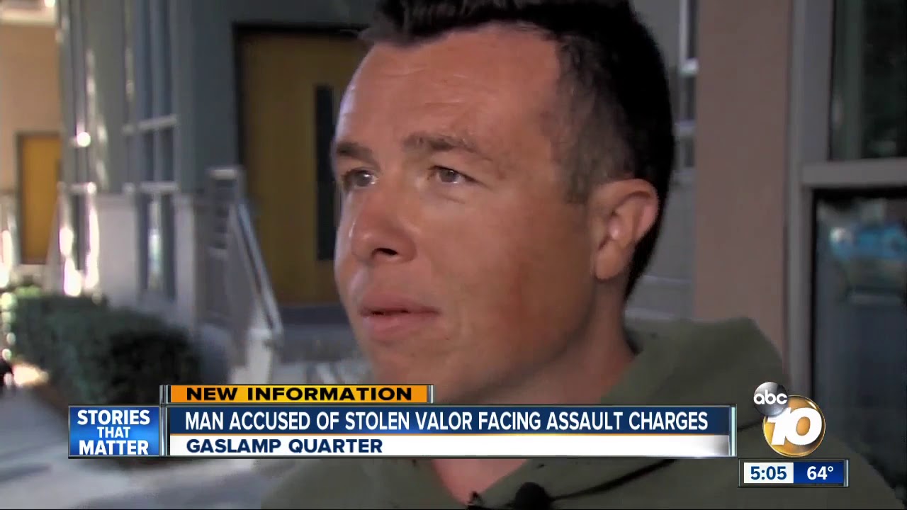 Bloody fight after stolen valor accusation