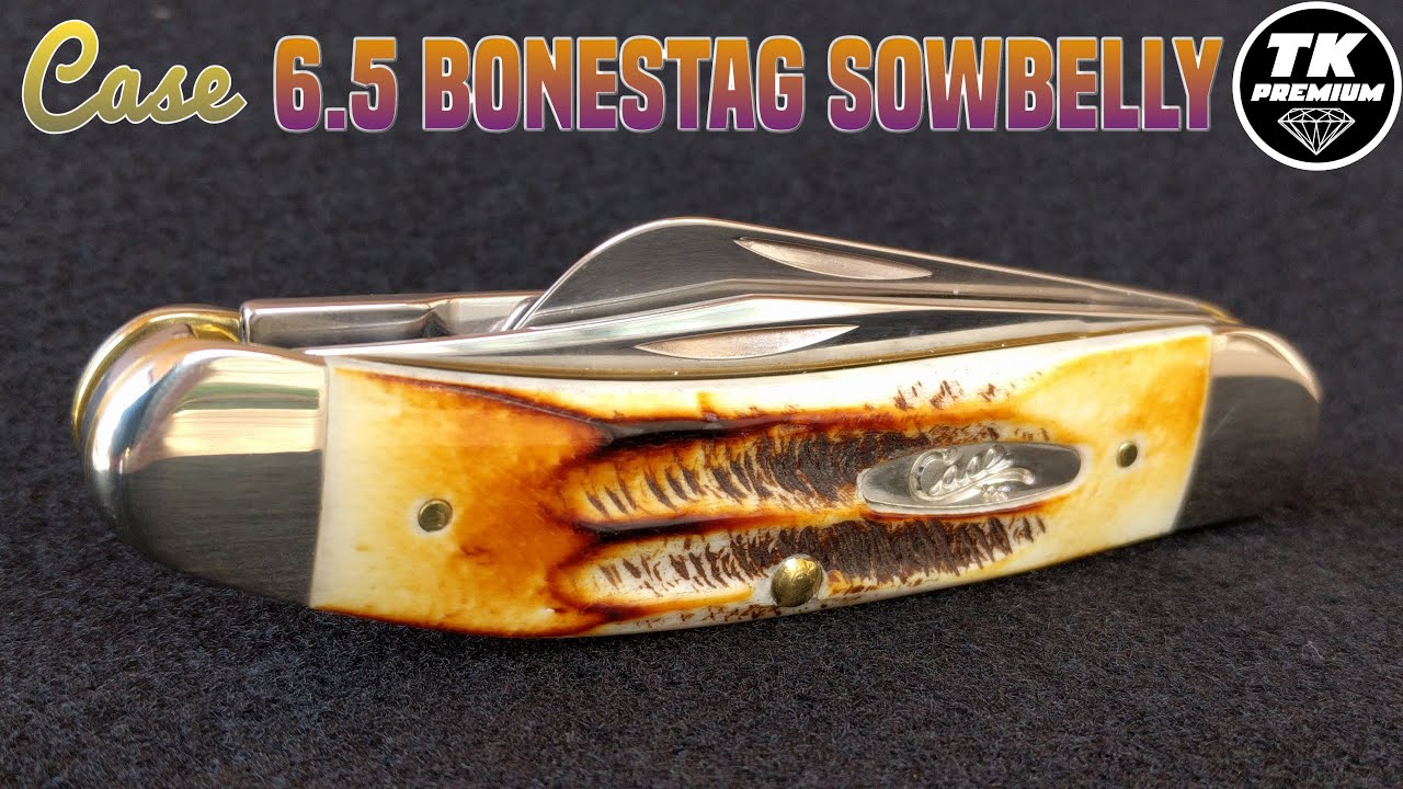 Case 6.5 Bonestag Sowbelly Stockman Pocket Knife 65313 (TB6.5339 SS)