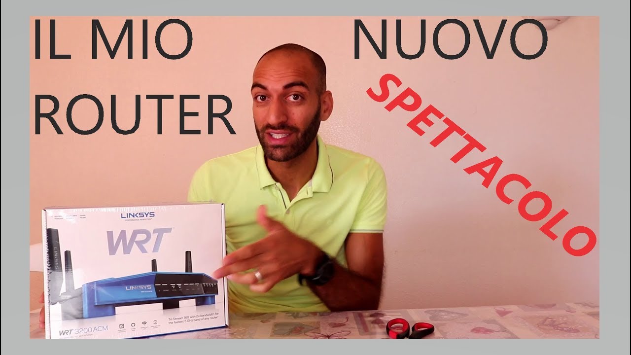 LINKSYS WRT3200 ACM...IL MIO NUOVO ROUTER..UNBOXING[ ITA ᴴᴰ]
