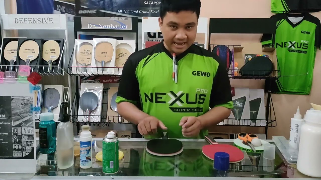 สาธิตวิธีการทำความสะอาด ไม้ปิงปอง ยางปิงปอง มีกี่วิธี เก็บรักษาอย่างไร ไปดู!!