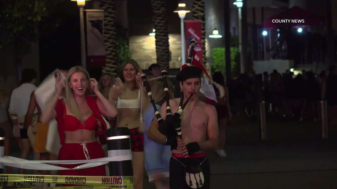 Chapman Undie Run Brings Hundreds Despite Frigid Temperatures | Orange, CA