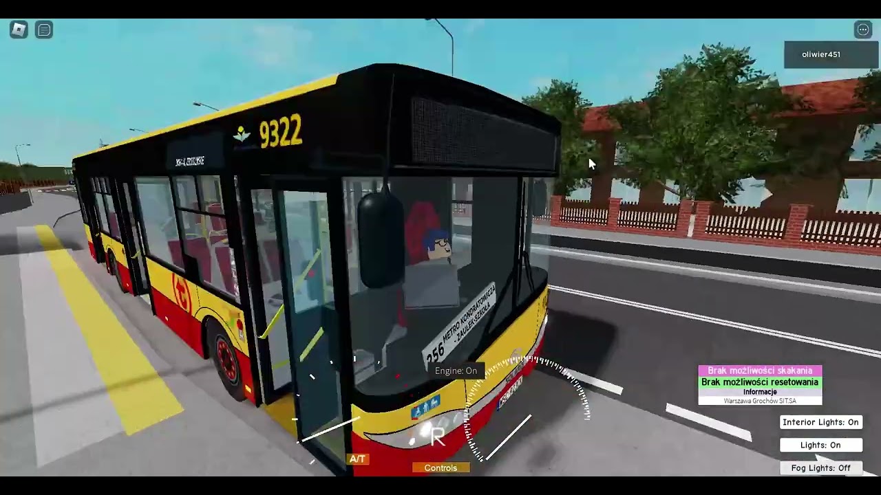 Roblox #151 - Warszawa Bródno linia 256 Solaris Urbino 12 III #9322