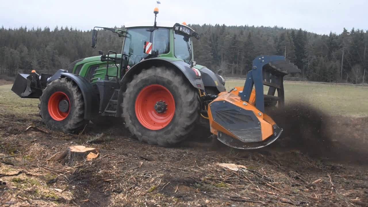 Broyage forestier