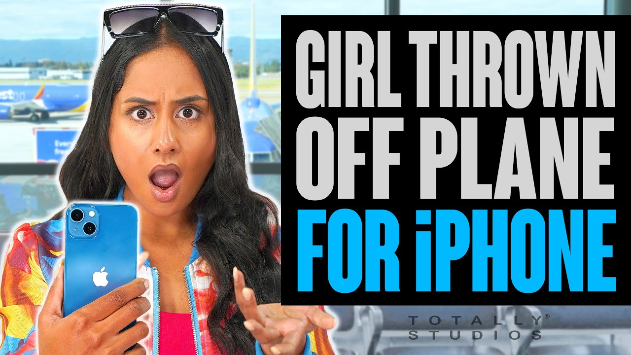 Girl THROWN OFF Plane for her iPHONE. Must See Ending.