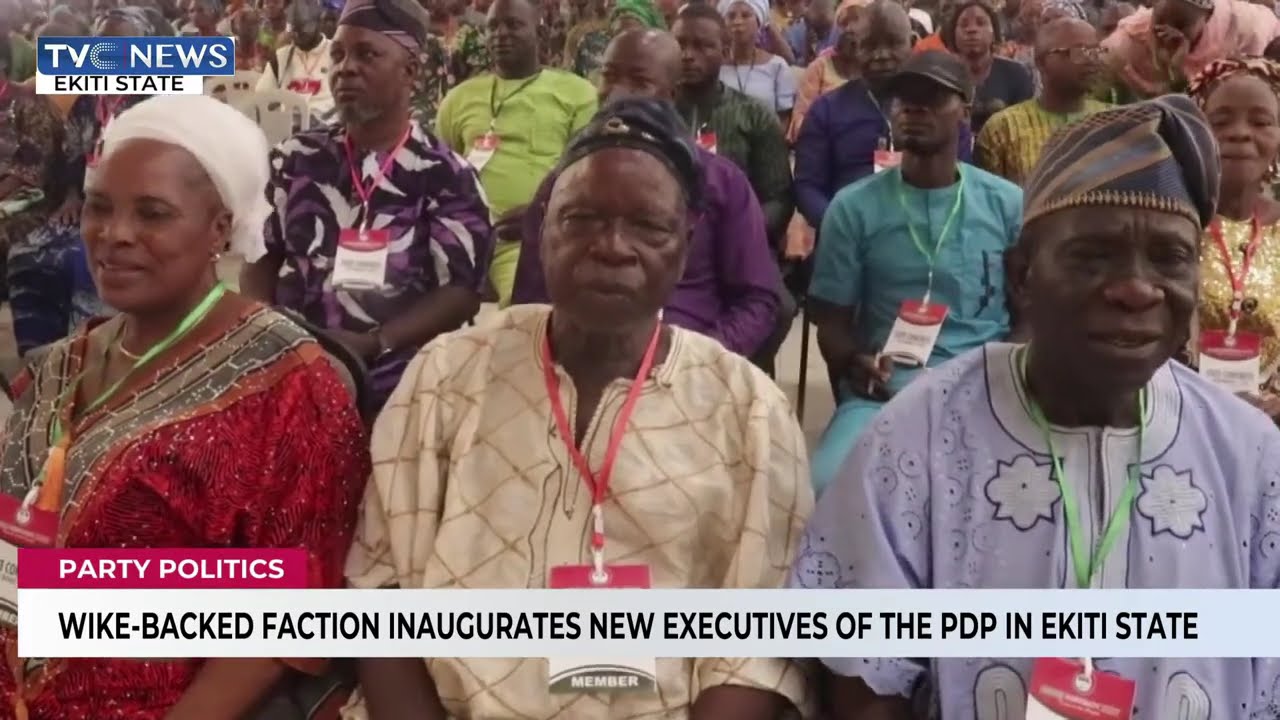 Фракция ПДП, поддерживаемая Вике, провела инаугурацию нового руководства в штате Экити.