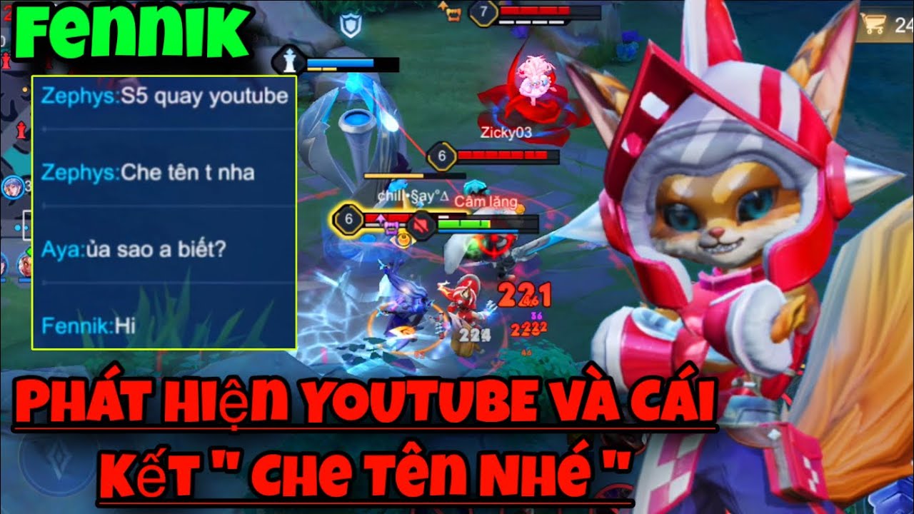 FENNIK Liên Quân || Phát Hiện YOUTUBE Và Cái Kết “ Che Tên Nhé “
