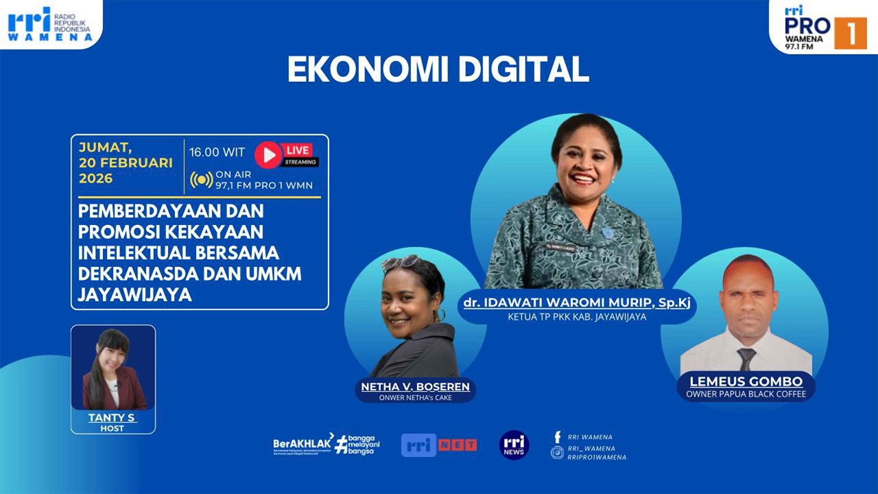 DIALOG INTERAKTIF - PEMBERDAYAAN & PROMOSI KEKAYAAN INTELEKTUAL BERSAMA DEKRANASDA & UMKM JAYAWIJAYA