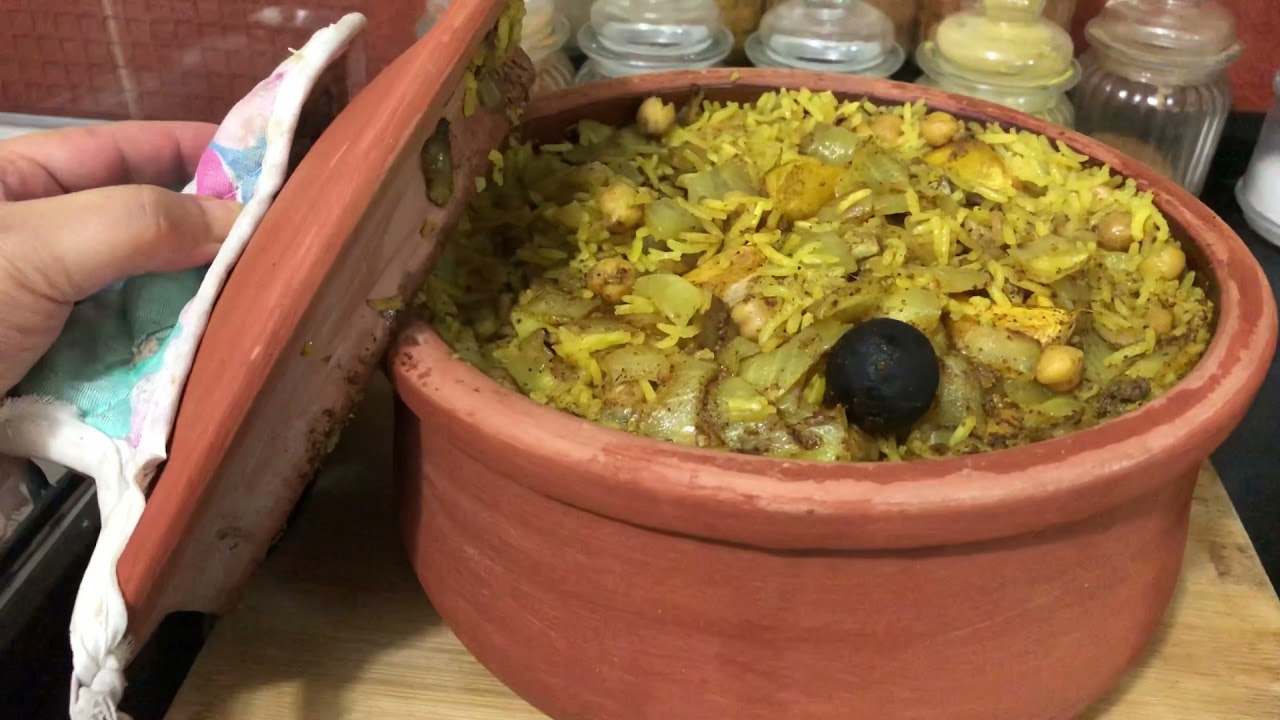 طريقة عمل القدرة الغزاوية بالفخارة