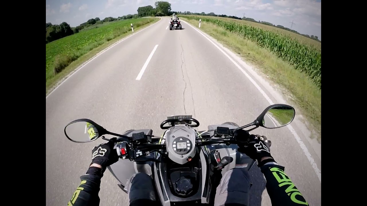 Stra&szlig;entour mit 2 Aeon Cobra 420 sx mit Maxxis Spearz Bereifung nach Riedenburg.