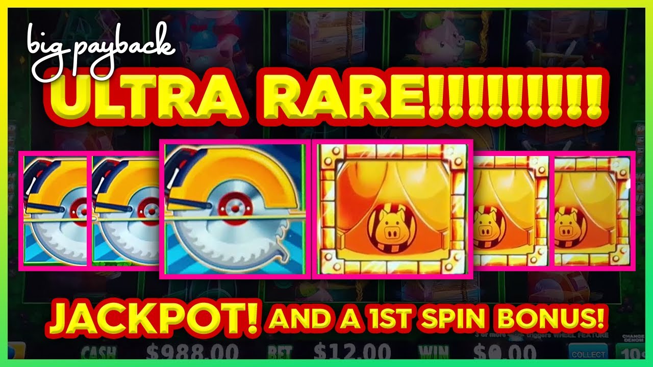 ULTRA RARE JACKPOT SESSION on Huff N' Even More Puff Slots!