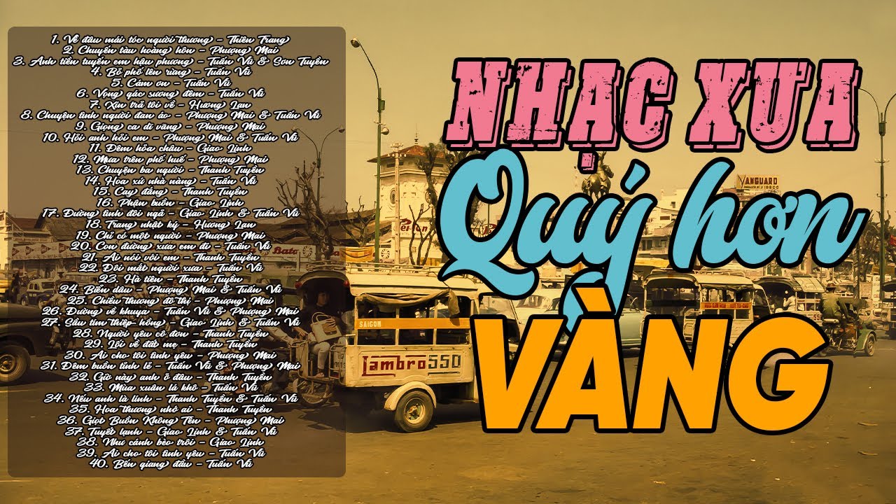 Liên khúc nhạc xưa QUÝ HƠN VÀNG - Ca nhạc vàng xưa bất hủ hay nhất mọi thời đại