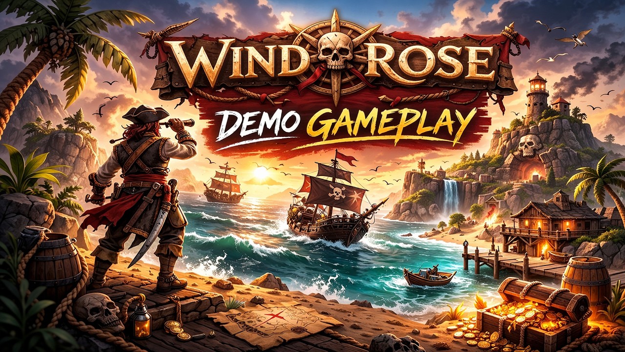 WINDROSE Demo Gameplay | First Look At A New Pirate Survival Game 🏴&zwj;☠️