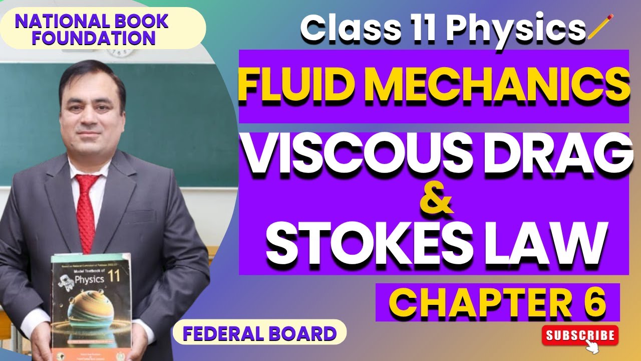 Physics 11 Chapter 6: Viscous Drag, Stokes Law, and Fluid Mechanics | National Book Foundation