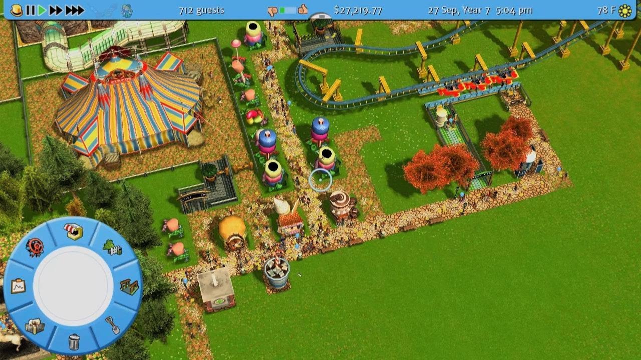 Rollercoaster Tycoon 3 PS5: scenario 01 vanilla hills#3