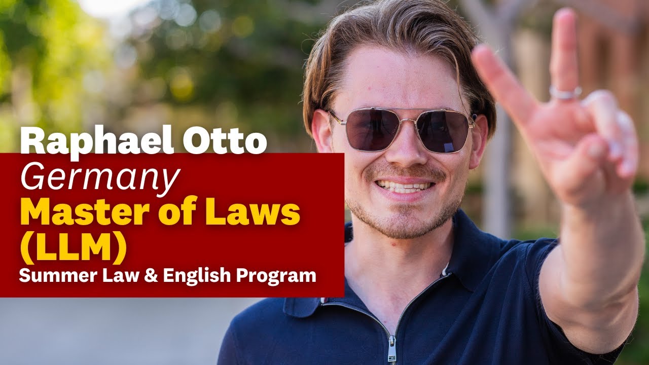 Raphael from Germany: Master of Laws (LLM)