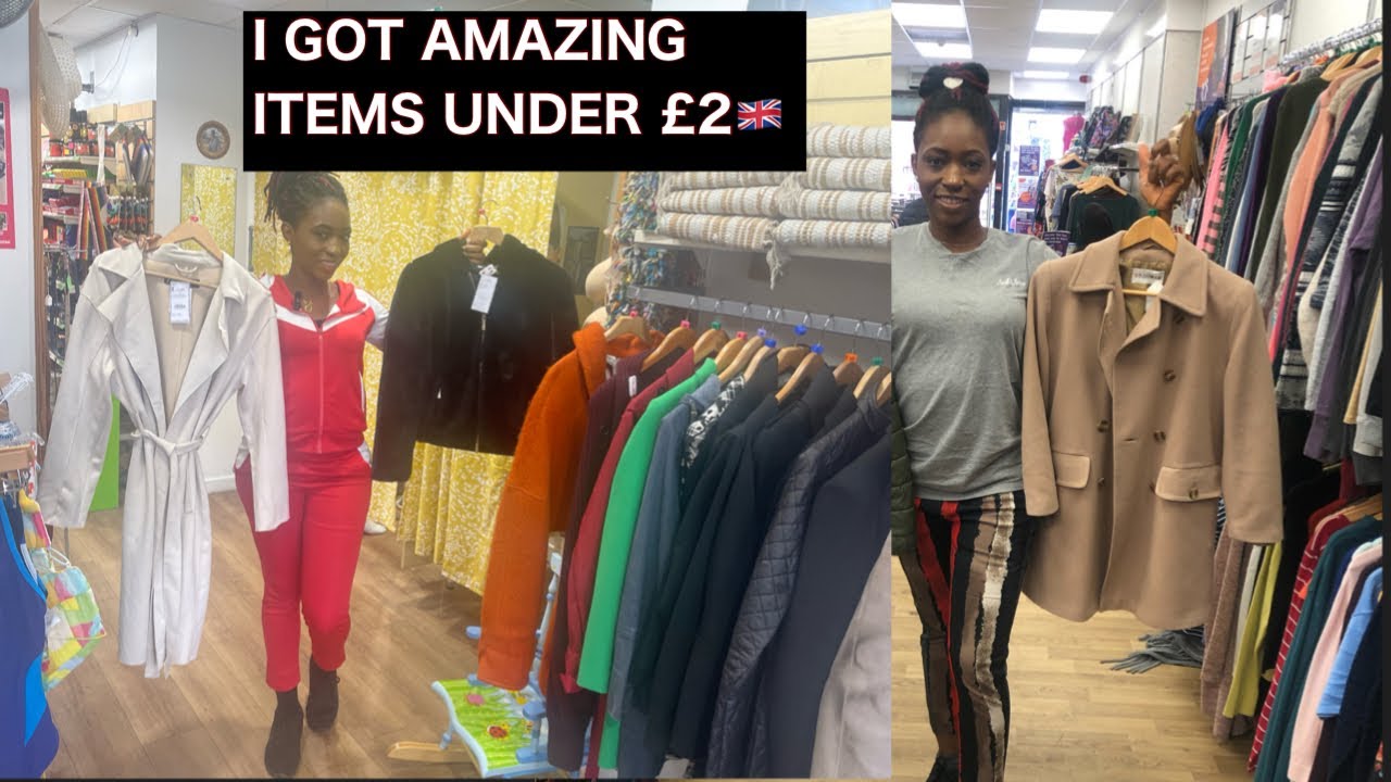 MY FIRST TIME AT CHARITY SHOPS IN THE UK | I GOT AMAZING ITEMS UNDER &pound;2 | THRIFT HAUL & TRY ON 2023