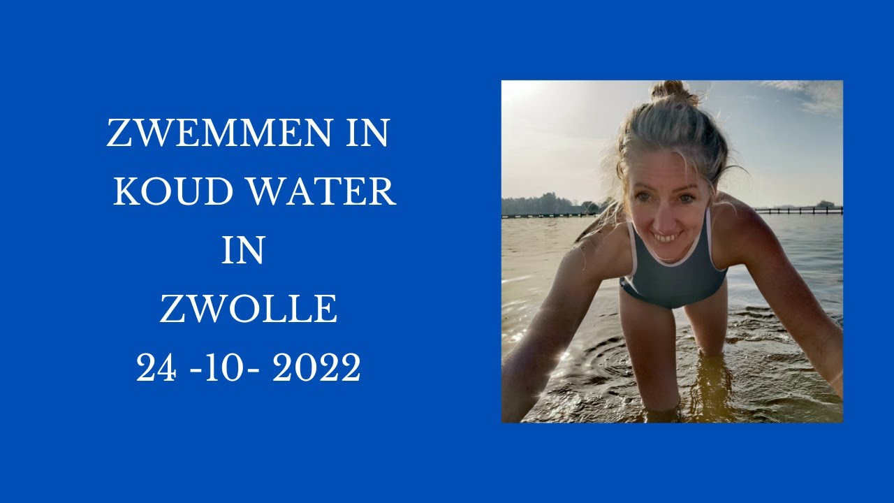 #5 Open water zwemmen Zwolle. Lekker dat koud water zwemmen. 24 oktober 2022. Video incl. praatje.