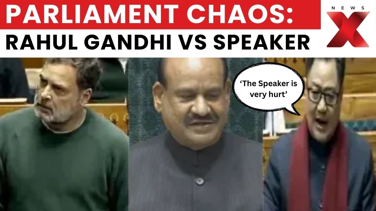 Kiren Rijiju Slams Congress MPs Over Speaker Abuse, Rahul Gandhi Sparks Controversy | NewsX