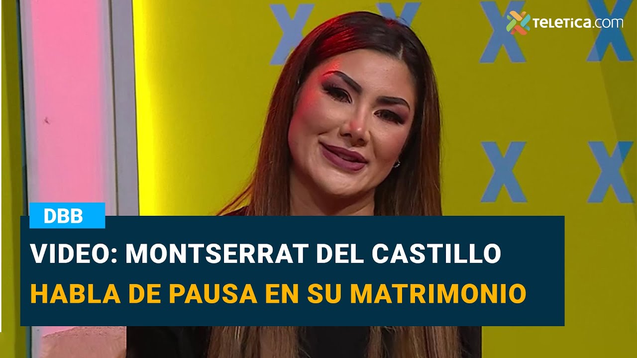 Video: Montserrat del Castillo habla de pausa en su matrimonio