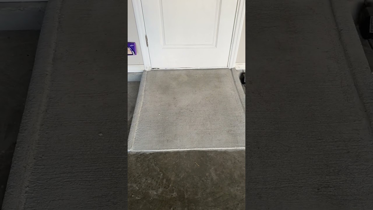 Building a Slight Concrete Entry Ramp For Wheelchair Access 