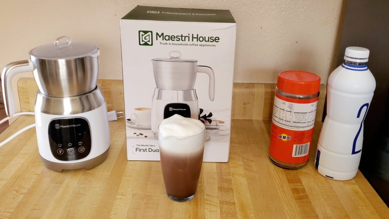 Unboxing MAESTRI HOUSE DETACHABLE MILK FROTHER MMF9304-MOONLIGHT WHITE