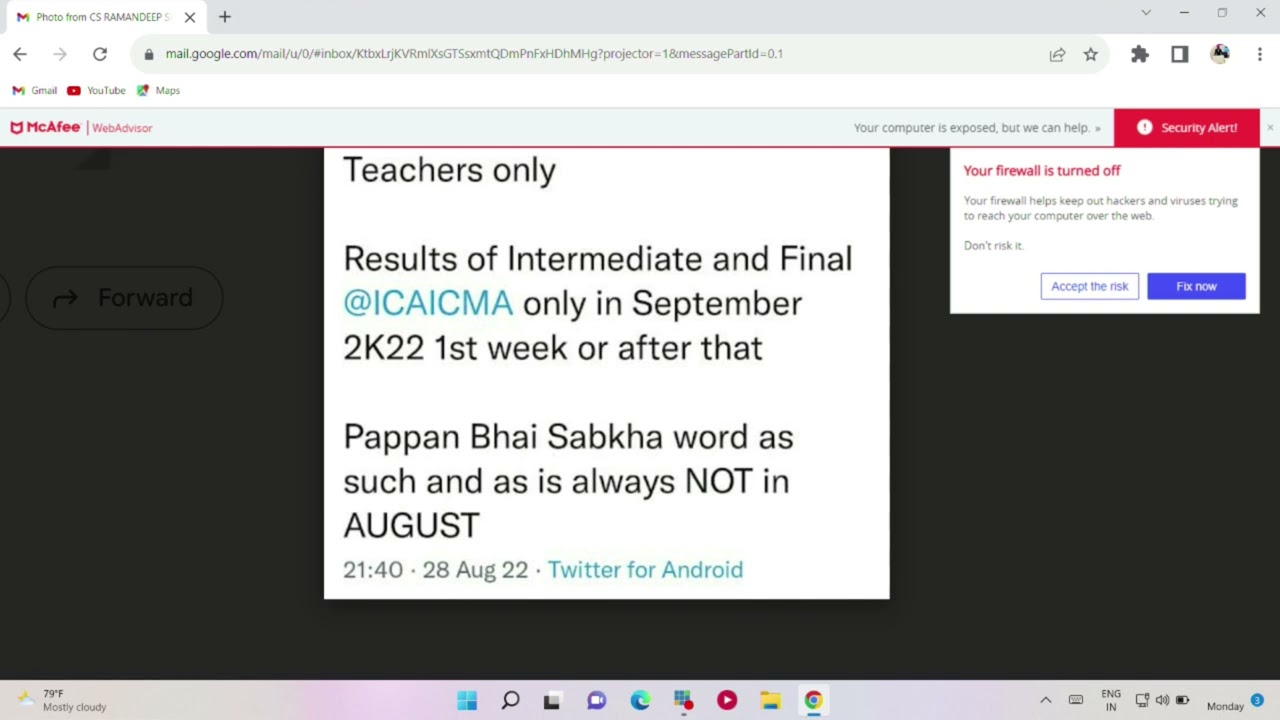 ANOTHER TWEET RELATED TO CMA RESULTS