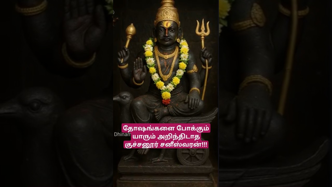தோஷங்களை போக்கும் யாரும் அறிந்திடாத குச்சனூர் சனீஸ்வரன்!!! #kuchanur #saneeswaran #sanibagavan