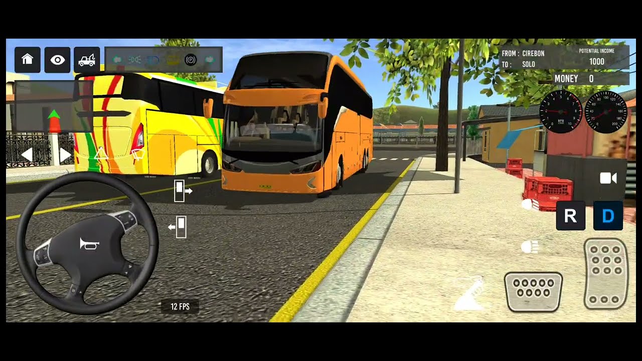 Euro Coach Bus Simulator 🤩 Indonesia Coach bus Simulator Game ♻️ Best Driving