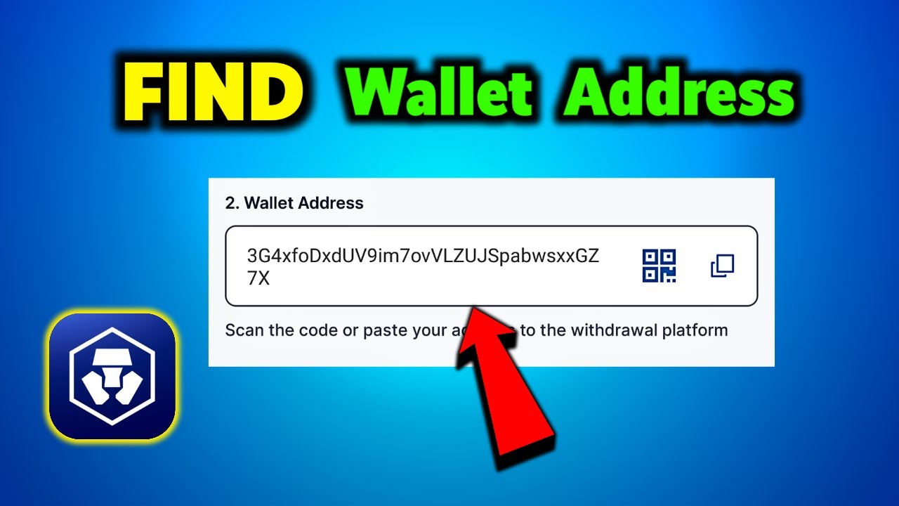 How To Find Any Crypto wallet Address on Crypto.com