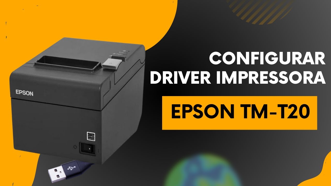COMO INSTALAR IMPRESSORA | EPSON TM-T20 (USB)