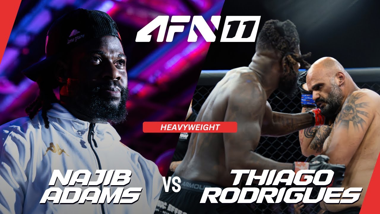 Najib Adams vs Thiago Rodrigues | Full Fight | AFN 11